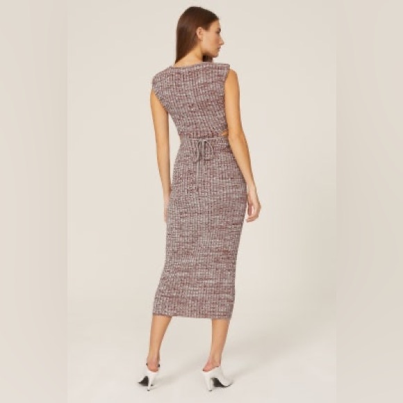 SELF-PORTRAIT
Crossover Rib Knit Midi Dress Size L - Picture 15 of 15